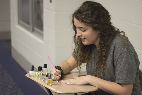 Levi expresses individualism through nail art