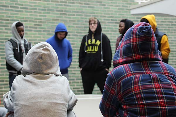 Students walk out in honor of Trayvon Martin