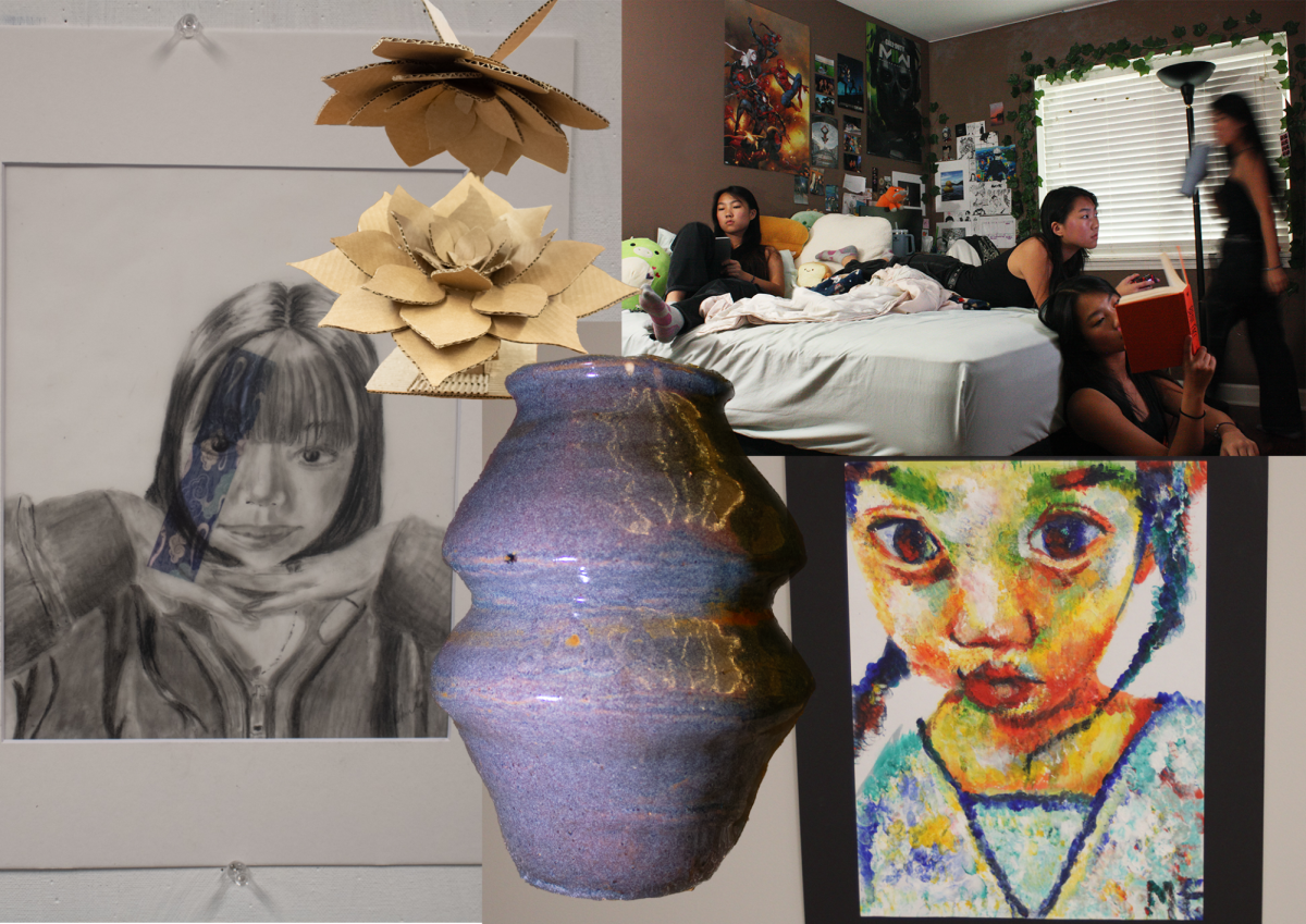 Many+Mediums%3A+Photo+by+Amberlyn+Hwang%2C+ceramic+by+Grace+Tekip%2C+painting+by+Michelle+Enkhbat%2C+sculpture+by+Mark+Begonia%2C+and+drawing+by+Anu+Albegbayer.