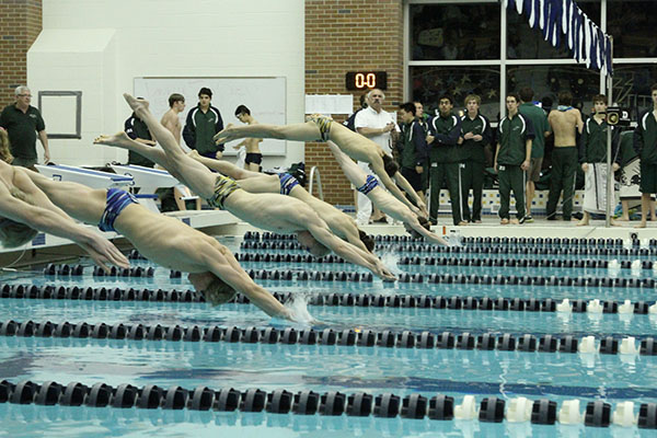 Men’s swimming & diving expect to place third at state meet
