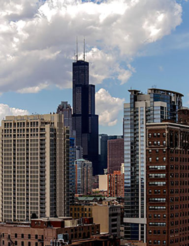 Ranging in height and shape, these buildings share a resemblance to building blocks, which is why senior Megan Sheqiladze, who took this photo, titled it "Legos." According to Sheqiladze, she gets a lot of inspiration from urban scenes, specifically Chicago. 