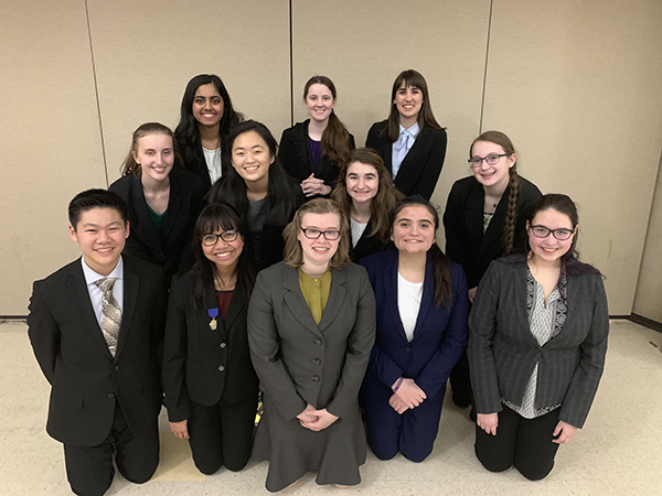 Fearless Fellows :  Waiting for sectionals to begin, Speech Team members are willing to face the common fear of public speaking through a variety of speeches including dramas. comedies and poems. This year’s sectionals took place at Glenbrook North.
