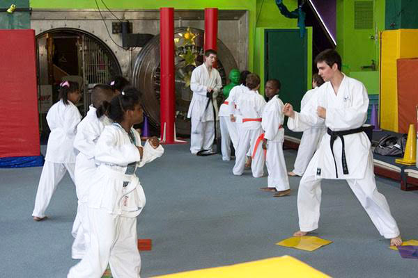 Sensei Smith: English Teacher Austin Smith diversifies his passions by teaching karate to his students. Photo courtesy of Austin Smith