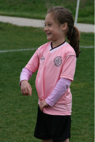Koopersmith flashes a big smile on the soccer field. Photo courtesy of Rachel Koopersmith.