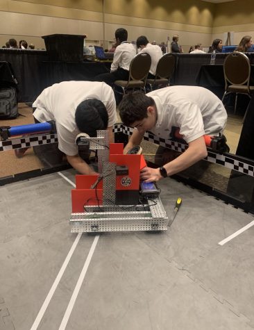 Students work on their entires at the SkillsUSA competition. Photos Courtesy of Gabe Blumenfeld