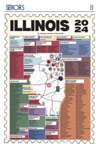 Illinois Map of Post-Graduation Plans for Class of 2024