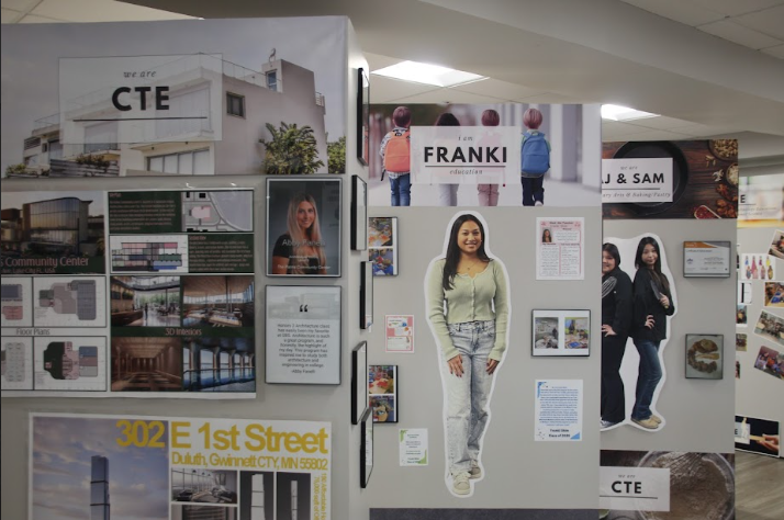 CTE department displays student success
