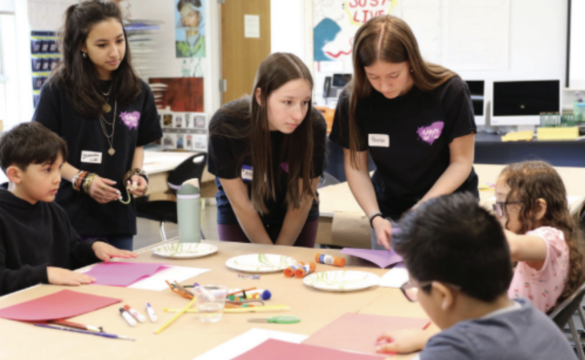 Student-led workshop inspires next generation of artists